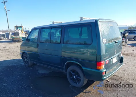 2002 Volkswagen Eurovan Mv из США, поврежденный, VIN WV2MB47092H030368